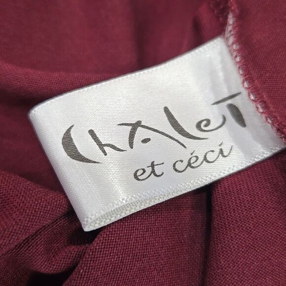 Chalet et ceci Wrap Cardigan Long Sleeve Convertable Drape Minimalist Medium - Picture 3 of 13